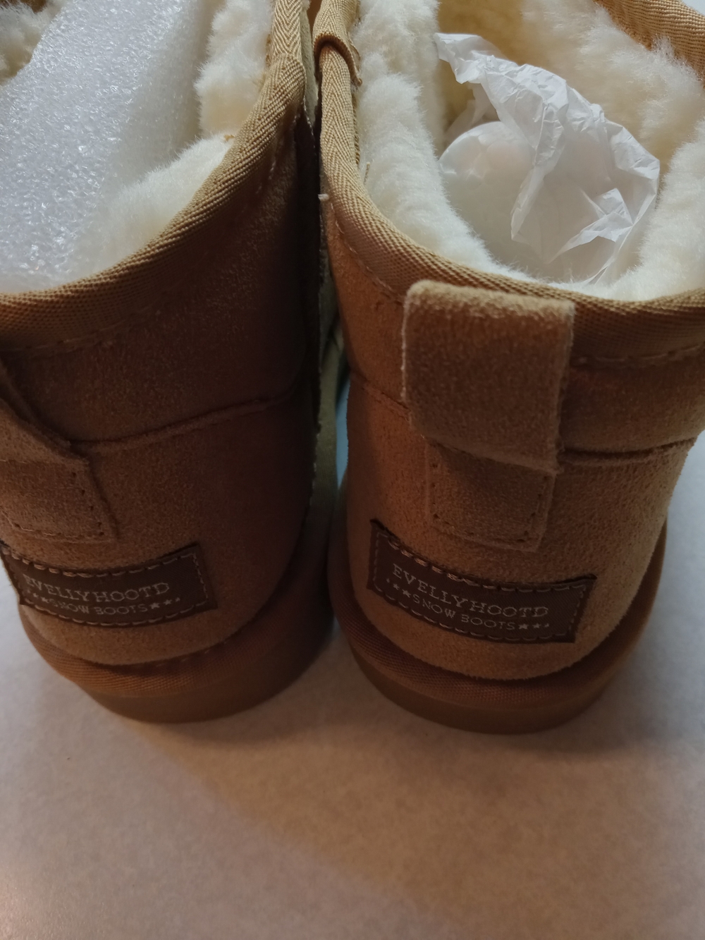 Cozy Shearling-Lined Ankle Boots - Chestnut Brown - Picture 2 of 3